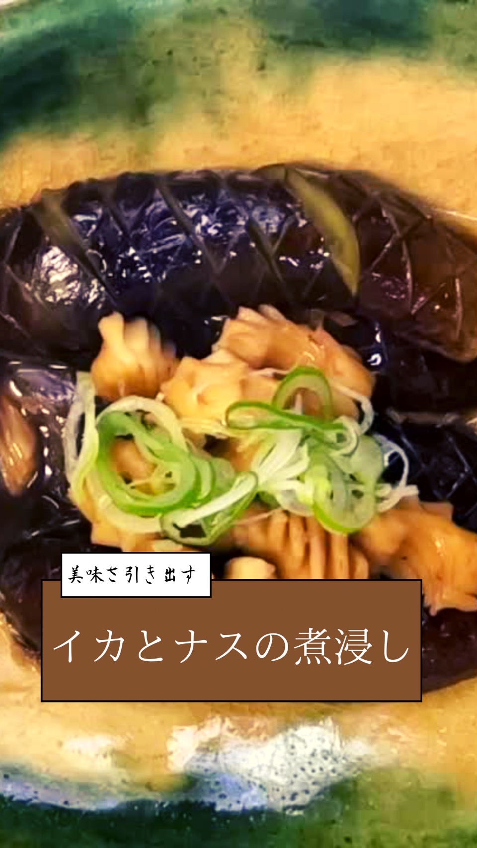 イカとナスの煮びたし